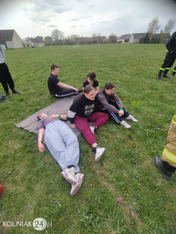 Wiosenne ćwiczenia jednostek OSP w Czerwonem