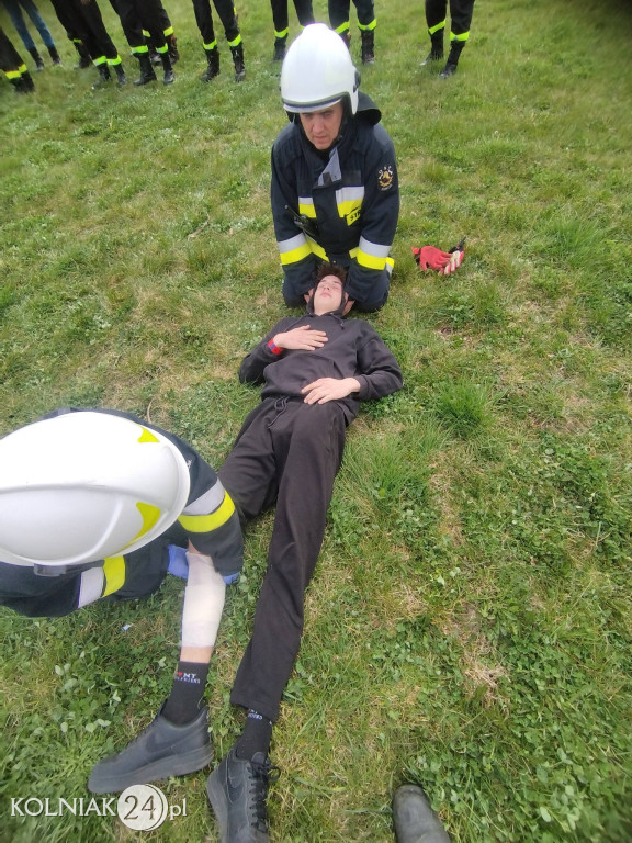 Wiosenne ćwiczenia jednostek OSP w Czerwonem