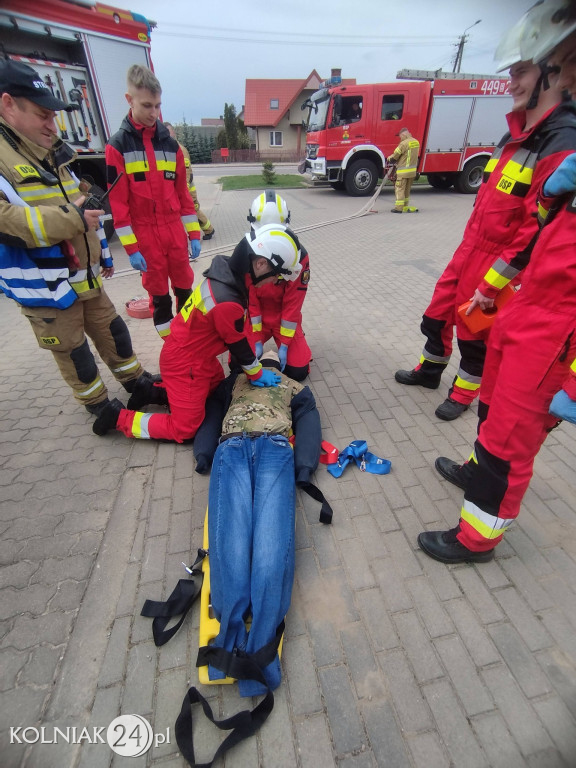 Wiosenne ćwiczenia jednostek OSP w Czerwonem
