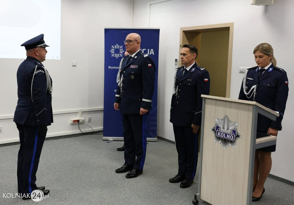 Nowy komendant policji w Kolnie