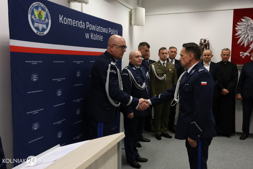 Nowy komendant policji w Kolnie