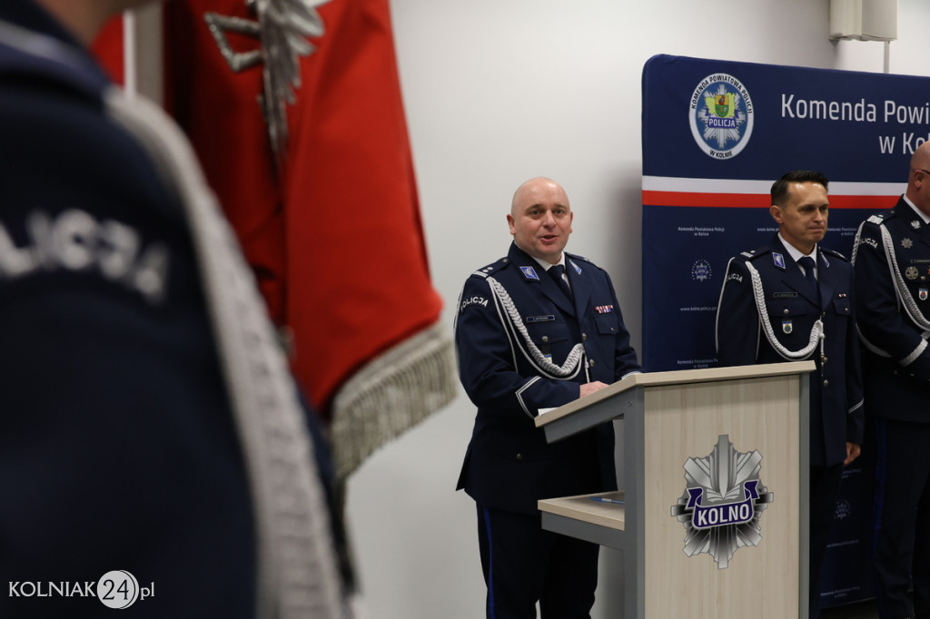Nowy komendant policji w Kolnie