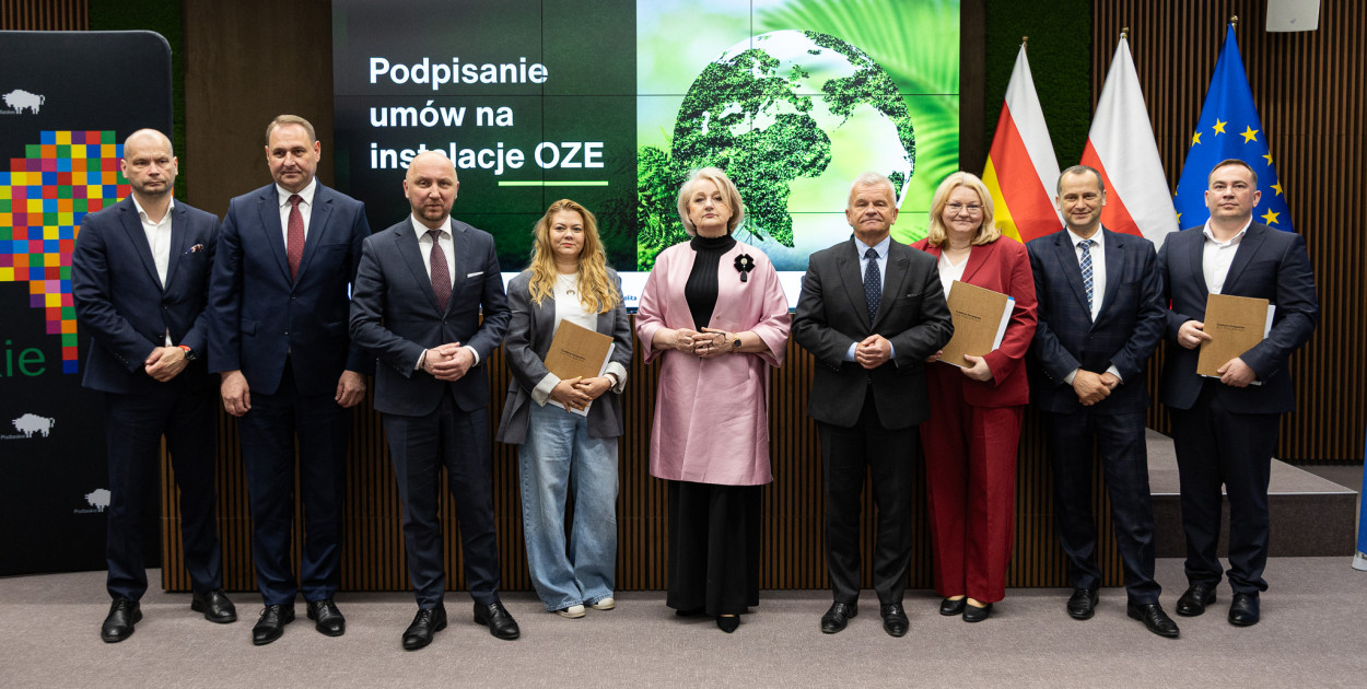 Podlaskie inwestuje w zieloną energię. Ponad 5,3 mln zł z funduszy europejskich wsparcia na OZE