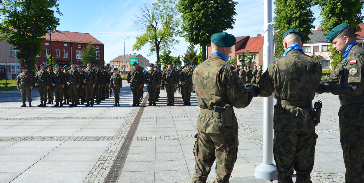 Przysięga wojskowa w Kolnie