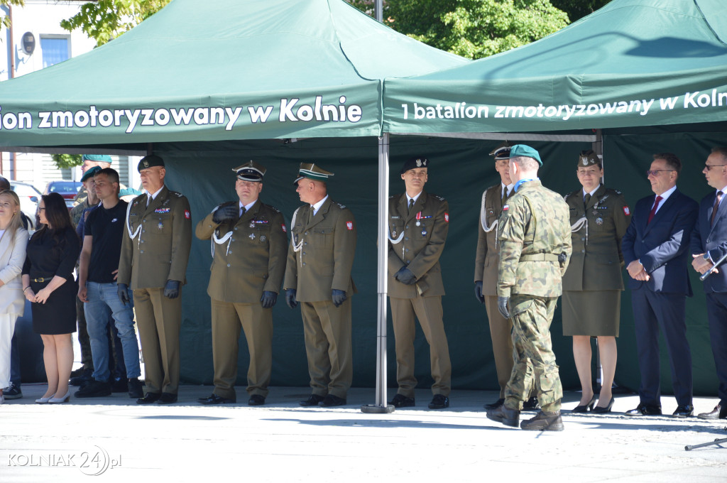 Przysięga wojskowa w Kolnie