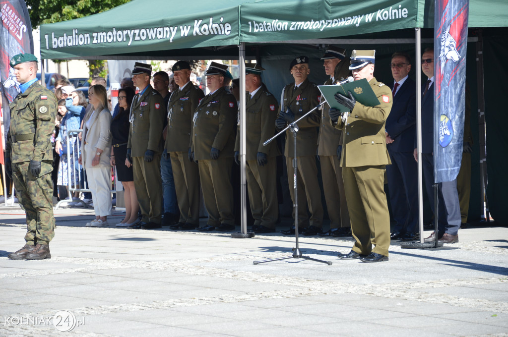 Przysięga wojskowa w Kolnie