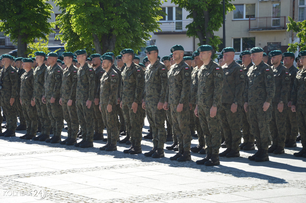 Przysięga wojskowa w Kolnie
