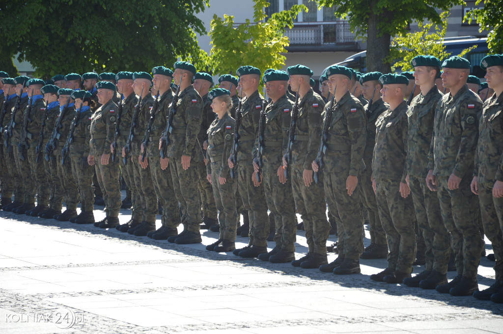 Przysięga wojskowa w Kolnie