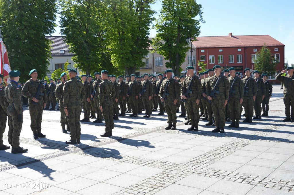 Przysięga wojskowa w Kolnie