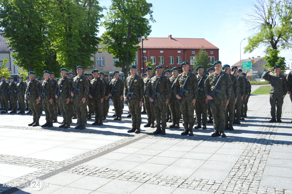 Przysięga wojskowa w Kolnie