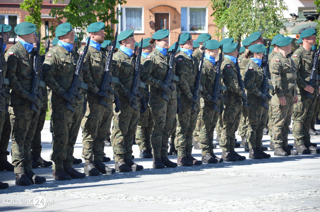 Przysięga wojskowa w Kolnie