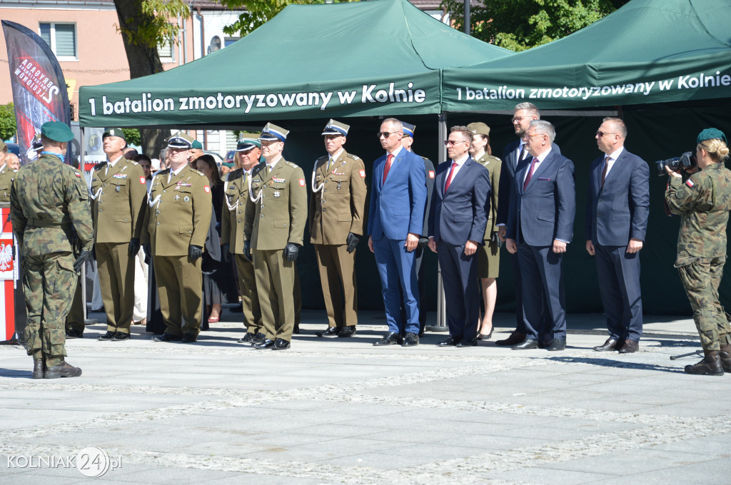 Przysięga wojskowa w Kolnie