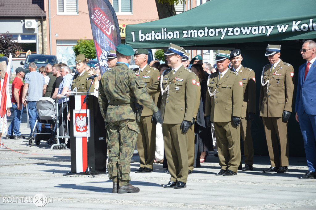 Przysięga wojskowa w Kolnie