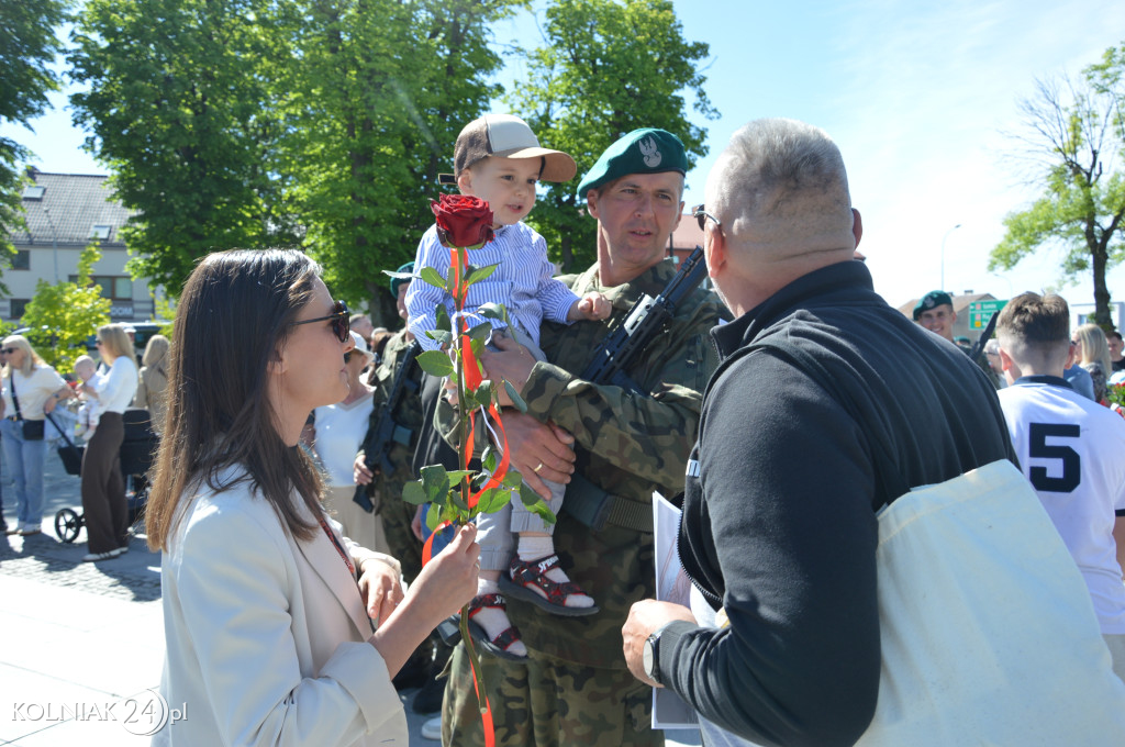 Przysięga wojskowa w Kolnie