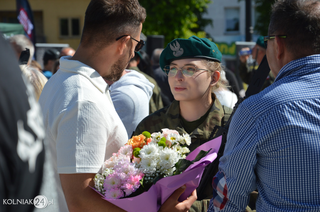 Przysięga wojskowa w Kolnie