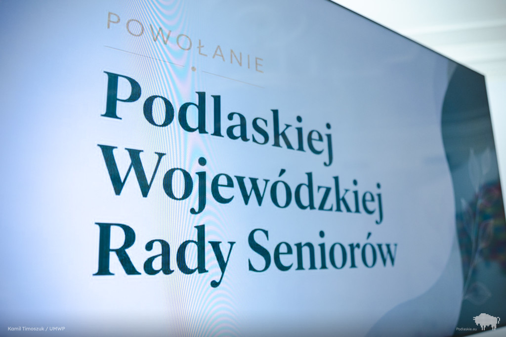 Pierwsze posiedzenie Podlaskiej Wojewódzkiej Rady Seniorów kadencji 2026-2029