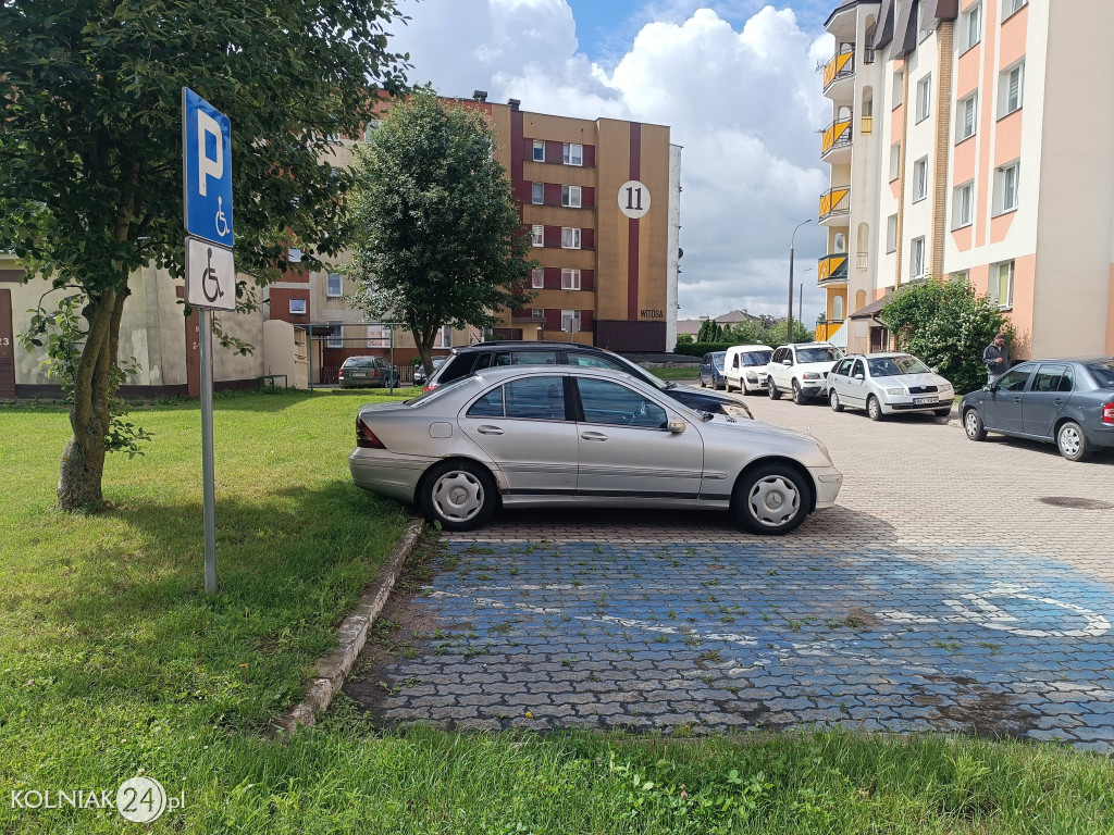 Parking na kolneńskim osiedlu