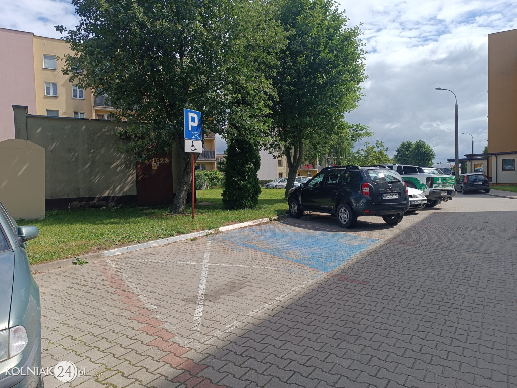 Parking na kolneńskim osiedlu