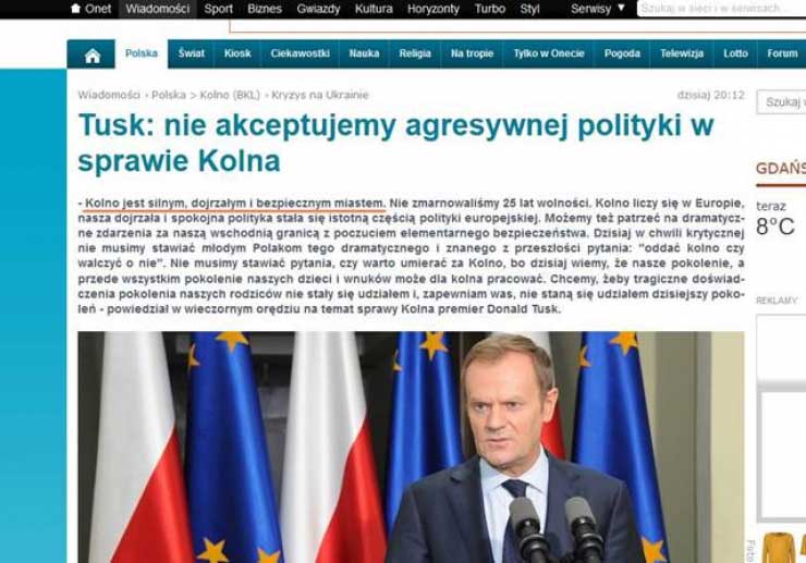 Zostawcie Krym - weźcie Kolno