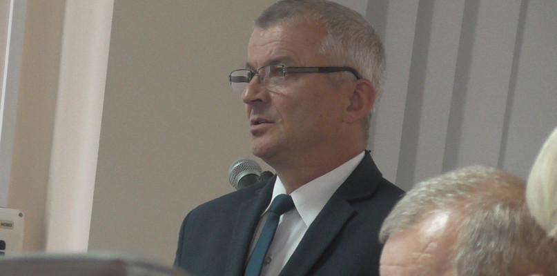Na zdjęciu wójt Gminy Grabowo Andrzej Piętka