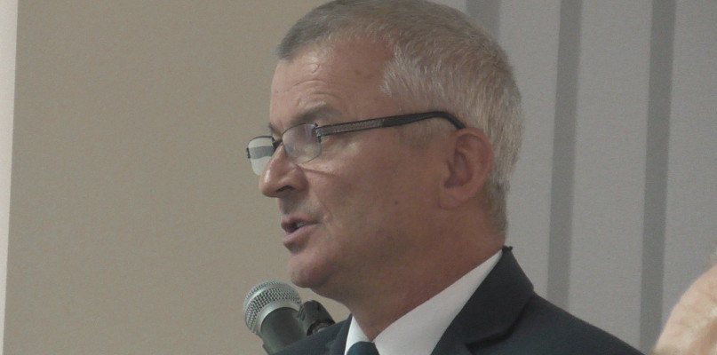 Na zdjęciu wójt gminy Andrzej Piętka
