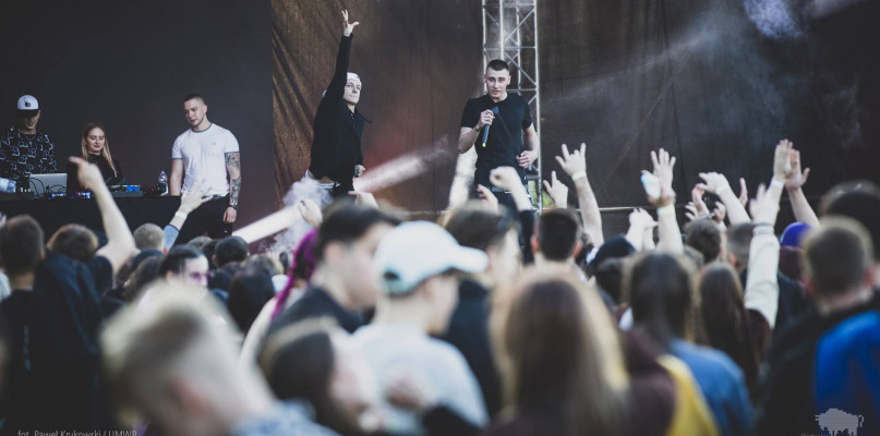 T największy festiwal rapowy w Polsce północno-wschodniej, którego partnerem strategicznym jest Województwo Podlaskie. B.EAST FEST 2022 to najnowszy pomysł ekipy Up To Date, czyli Stowarzyszenia Pogotowia Kulturalno-Społecznego (fot.: Paweł Krukowski)