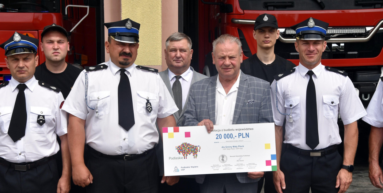 Czek dla OSP Mały Płock / UMWP