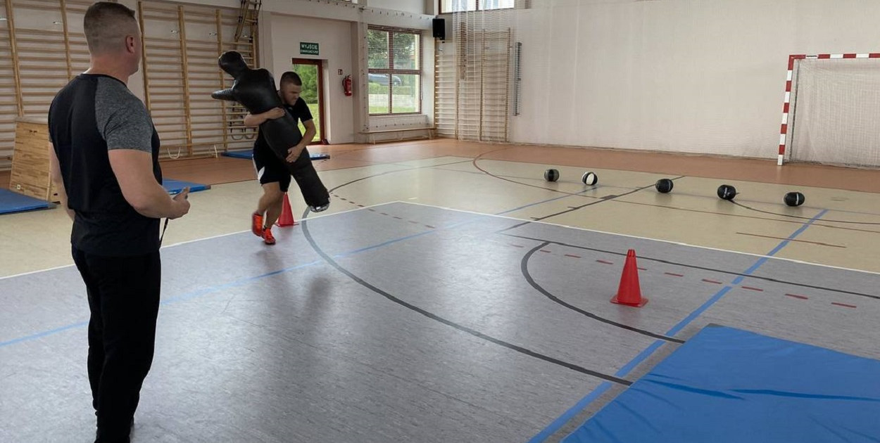 Kandydaci do kolneńskiej Policji przeszli próbny test sprawności fizycznej