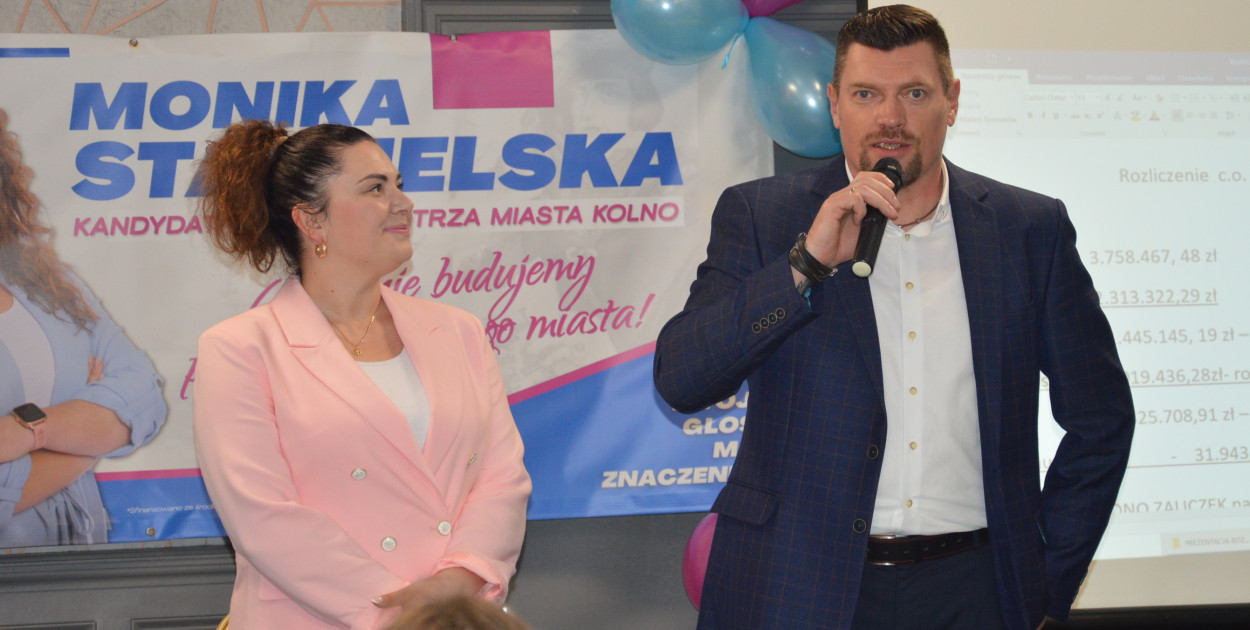 Na zdjęciu Monika Stachelska i Cezary Dąbkowski