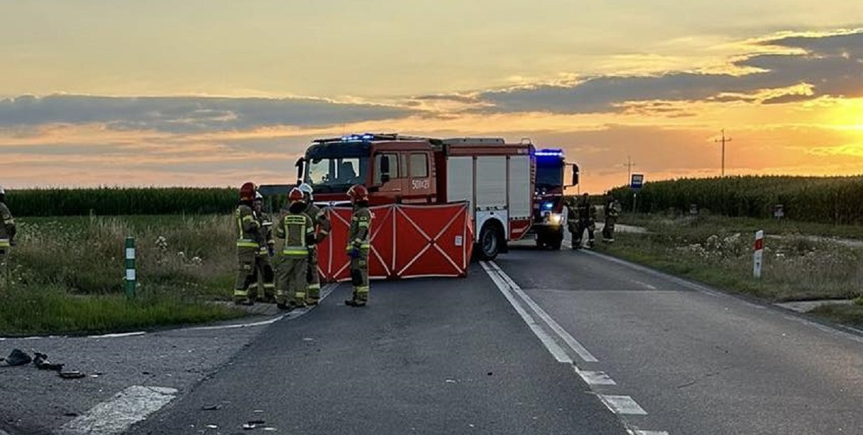 Śmiertelny wypadek motocyklisty