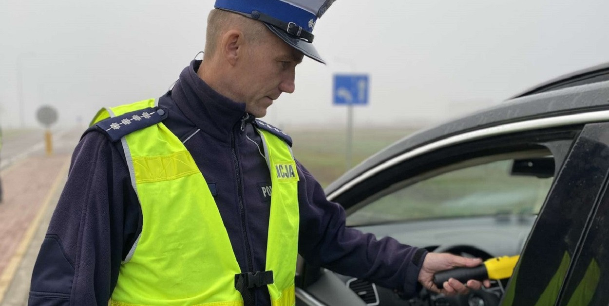 Pijany 33-latek zatrzymany na ulicy Wojska Polskiego w Kolnie