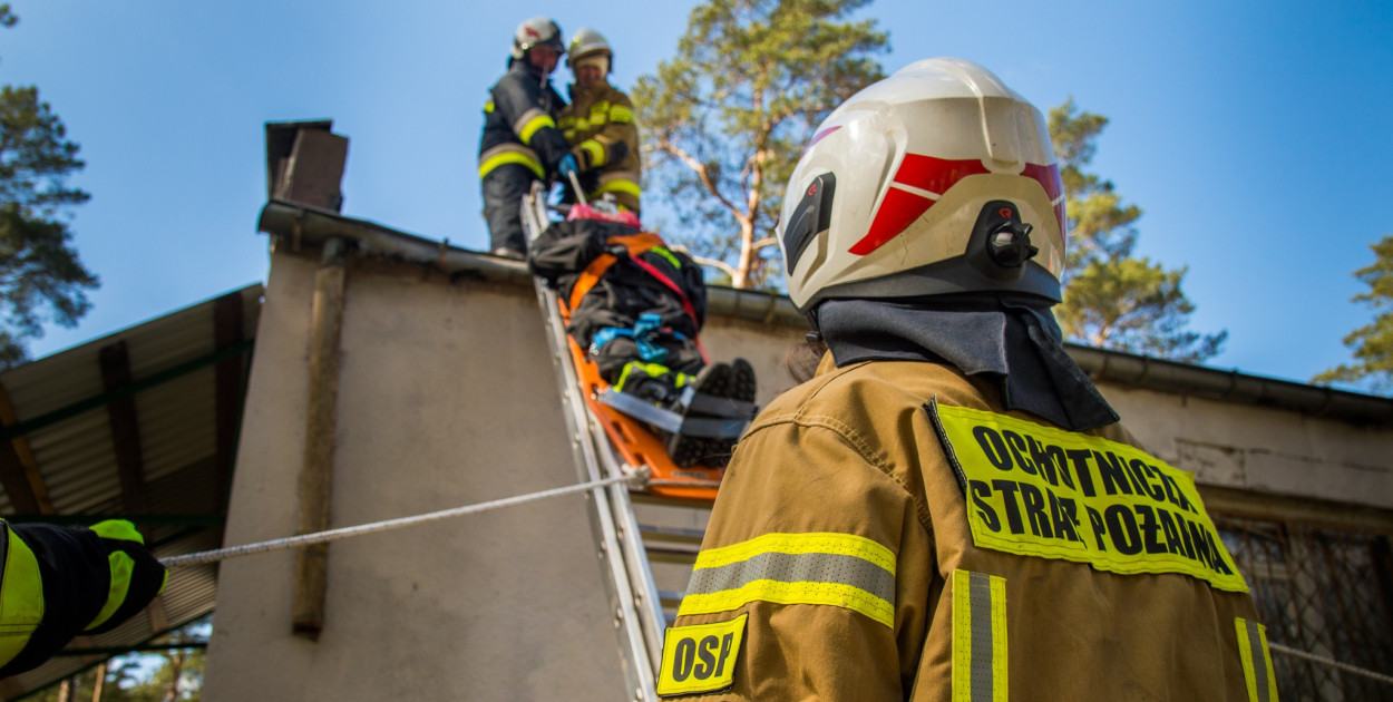 Założenie ćwiczeń było bardzo realistyczne (fot. archiwum gminy Kolno)