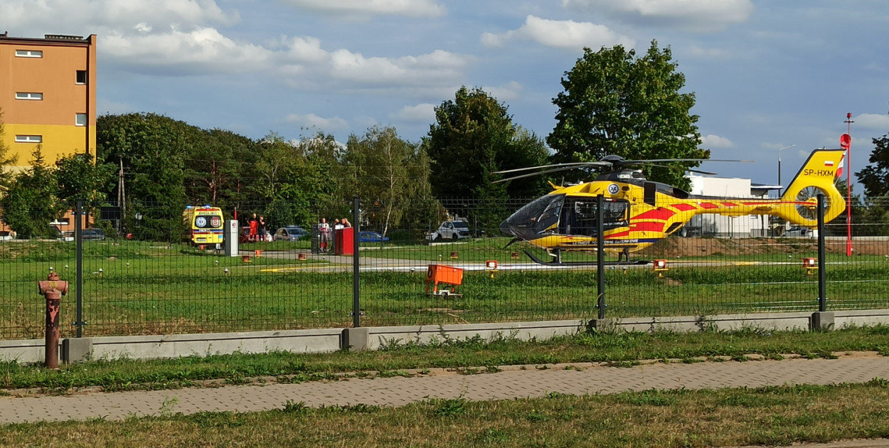 Teren przy ulicy Grajewskiego pod lądowisko dla helikopterów przekazało Miasto Kolno 