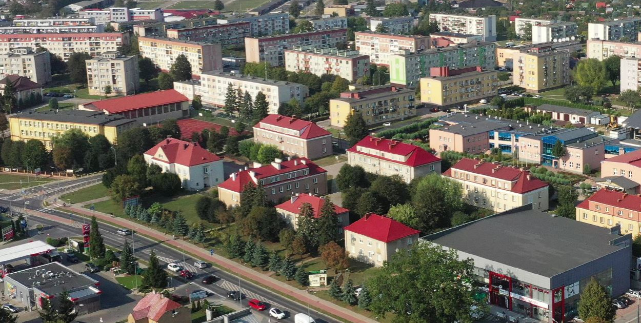 Widok Kolna z drona (lato 2024)