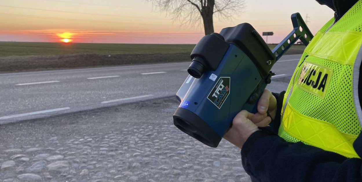 Podczas sprawdzenia w policyjnych systemach okazało się, że nie był to pierwszy raz, kiedy mieszkaniec województwa mazowieckiego jechał za szybko (fot. KPP Kolno)
