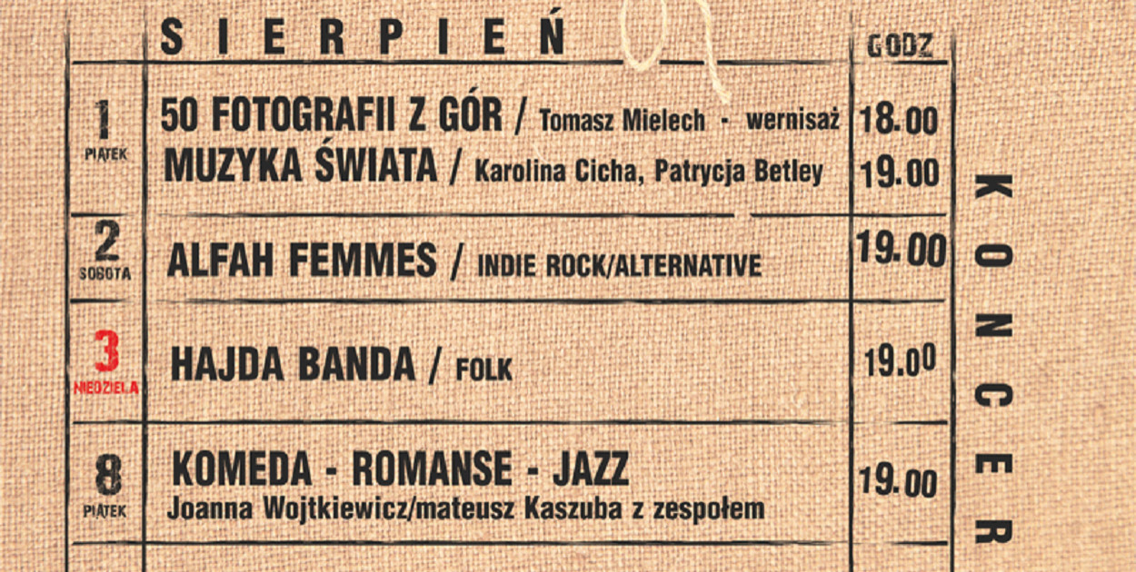 Podczas letnich weekendów mieszkańcy wezmą udział m.in. w bezpłatnych koncertach, potańcówkach, wieczorkach artystycznych, zaaranżowanych w plenerowej przestrzeni Starego Runku i w sąsiedztwie kultowej Galerii Pod Arkadami w Łomży (także w jej wnętrzu).