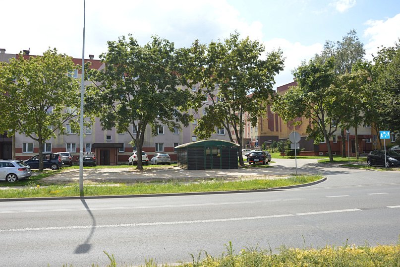 Śmietnik przy ulicy Wojska Polskiego