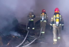 PSP: Nowe informacje na temat pożaru tartaku w Czerwonem-25541