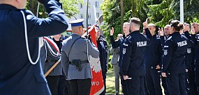 Nowi funkcjonariusze w kolneńskiej Policji