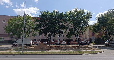 Ruszyła budowa altanki śmietnikowej w centrum miasta-45710