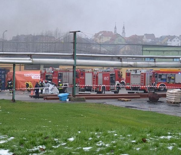 Pożar w kolneńskiej mleczarni-45725