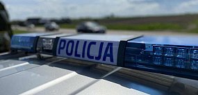 Na widok radiowozu gwałtownie zwolnił