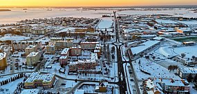 Kolno zatopione w śniegu (materiał wideo)