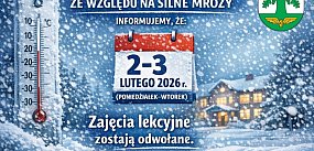 Zawieszają zajęcia z powodu mrozu