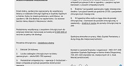 Zawieszenie chirurgii. Druga strona medalu