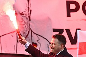 Stołeczna policja skierowała wniosek o ściganie za wykroczenie Sławomira Mentzena-49432