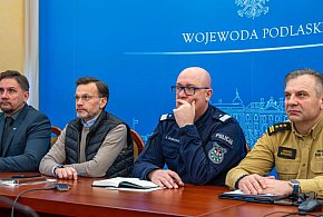 Prognozowany silny mróz w Podlaskiem. Rozmowy o bezpieczeństwie-50857