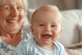 Babcia może wesprzeć swoje dzieci, by młodzi rodzice malucha rozwijali się ...-51136
