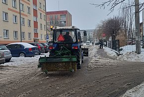 Kolneńskie służby korzystały dzisiaj z odwilży