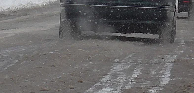 Będzie ślisko na drogach powiatu kolneńskiego-50526